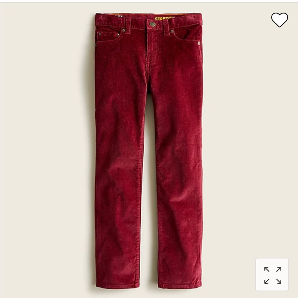 NWT JCrew / Crew Cuts - Boys' cord in stretch fit
